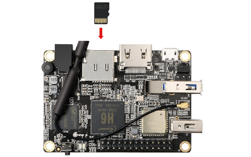 Orange Pi Lite 2 microSD